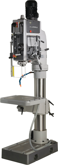 Geared Head Floor Model Drill Press With Mechanical Clutch & Reversing System - Model Number AX40RS - 27'' Swing; 3HP Motor - Eagle Tool & Supply