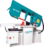 Horizontal Mitre Bandsaw-Semi-Automatic - #MS1318SA; 13'' Capacity; 3HP Motor - Eagle Tool & Supply