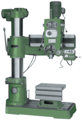 Radial Drill Press - #TPR720A - 29-1/2'' Swing; 2HP, 3PH, 220V Motor - Eagle Tool & Supply