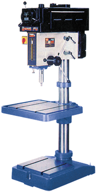 RF400V Variable Speed Floor Model Drill Press - 20'' Swing; 2HP, 3PH, 220V Motor - Eagle Tool & Supply