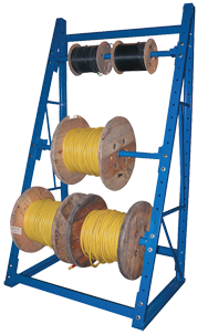 48 x 36 x 120'' - 4-Axle Reel Rack - Eagle Tool & Supply