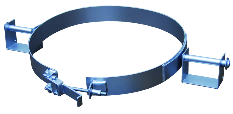 Galavanized Tilting Drum Ring - 55 Gallon - 1200 lbs Lifting Capacity - Eagle Tool & Supply