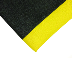 2' x 60' x 11/16" Thick Traction Anti Fatigue Mat - Yellow/Black - Eagle Tool & Supply