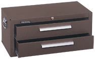 2-Drawer Add-On Base - Model No.2602B Brown 11.75H x 12.5D x 26.63''W - Eagle Tool & Supply