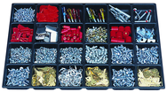 One-Piece ABS Drawer Divider Insert - 24 Compartments - For Use With Any 27" Roller Cabinet w/2" Drawers - Eagle Tool & Supply