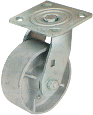 8'' Dia. - 3'' Width - Paythane - Swivel - 2500 lb Capacity - Eagle Tool & Supply