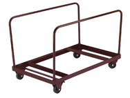 Folding Table Dolly - Vertical Holds 8 tables-1/8" Channel Steel Construction - Eagle Tool & Supply