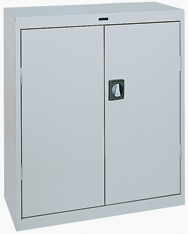 46 x 24 x 42" (Light Gray) - Counter Height Cabinet with Doors - Eagle Tool & Supply