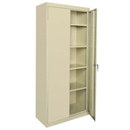 36 x 18 x 72" (Tropic Sand) - Storage Cabinet with Doors - Eagle Tool & Supply