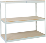 72 x 24" (3 Shelves) - Double-Rivet Flanged Beam Shelving Section - Eagle Tool & Supply