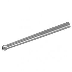 1/2" Dia. - 4" OAL - AlTiN-30° Helix-Spherical Ball Nose-End Mill-4 FL - Eagle Tool & Supply