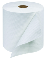 800' Universal Roll Towels White - Eagle Tool & Supply