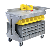 Large Pro Tool Storage Cart - #30936G Gray - Eagle Tool & Supply