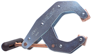 T-Handle Clamp With Cushion Handles - 2-1/4'' Throat Depth, 4-1/2'' Max. Opening - Eagle Tool & Supply