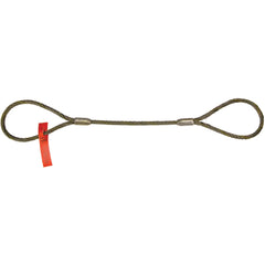 Wire Rope Sling - Model WW-3126; 3/8″ × 6 feet Long - Eagle Tool & Supply