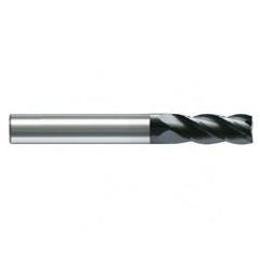 7mm Dia. - 63mm OAL - AlTiN - Solid Carbide - High Spiral End Mill - 4 FL - Eagle Tool & Supply