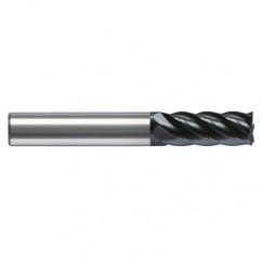 14mm Dia. - 83mm OAL - Uncoated - Solid Carbide - High Spiral End Mill - 4 FL - Eagle Tool & Supply