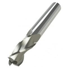 3/8" Dia. - 1/2" LOC - 2" OAL - 3 FL Carbide S/E HP End Mill-AlTiN - Eagle Tool & Supply
