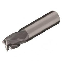 9/64" Dia. - 1/4" LOC - 1-1/2" OAL - 4 FL Carbide S/E HP End Mill-AlTiN - Eagle Tool & Supply
