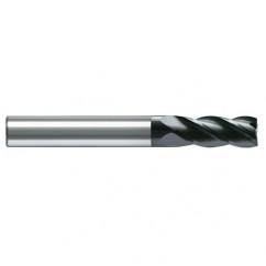 10mm Dia. - 72mm OAL - AlCrN - Solid Carbide - High Spiral End Mill - 4 FL - Eagle Tool & Supply