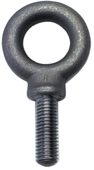 Shoulder Plain Eye Bolt - 1-3/4-5 Thread, 2-7/8'' Eye Dia. - Eagle Tool & Supply