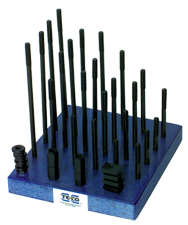 T-Nut and Stud Set - #68208; M16 x 2.0 Stud Size; 20mm T-Slot Size - Eagle Tool & Supply