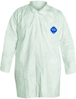 Tyvek® White Two Pocket Lab Coat - 4XL (case of 30) - Eagle Tool & Supply