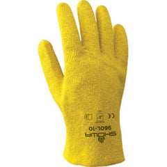 General purpose PVC fully coated yellow seam-free liner slip-on/extra large - Eagle Tool & Supply