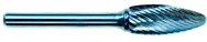 4.8mm EdgeHog Flame Miniature Carbide Bur SH-53M-D Std Alt. Diamond(Double) - Eagle Tool & Supply