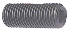 5/16-24 x 1-1/4 - Black Finish Heat Treated Alloy Steel - Socket Set Screws - Cup Point - Eagle Tool & Supply