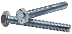 M10 - 1.50 x 25 - Zinc Plated Heat Treated Alloy Steel - Cap Screws - Hex - Eagle Tool & Supply