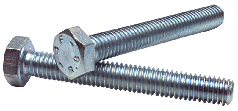 M10 - 1.50 x 100 - Zinc Plated Heat Treated Alloy Steel - Cap Screws - Hex - Eagle Tool & Supply