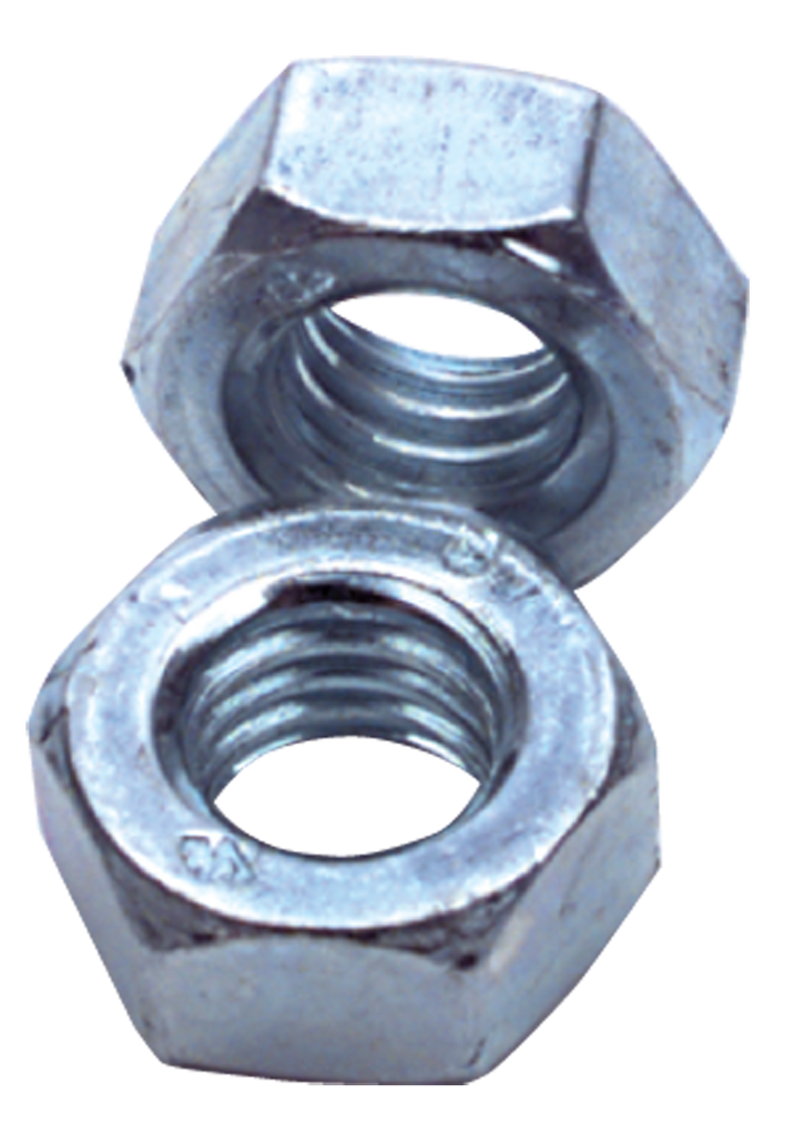 M18-2.50 - Zinc / Bright - Finished Hex Nut - Eagle Tool & Supply