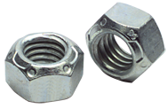 5/8-11 - Zinc / Bright - Stover Lock Nut - Eagle Tool & Supply