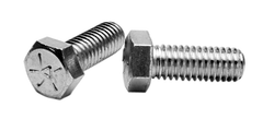 7/8-9 x 3 - Zinc / Yellow Plated Heat Treated Alloy Steel - Cap Screws - Hex - Eagle Tool & Supply