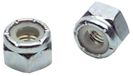 9/16-18 - Zinc / Bright - Stover Lock Nut - Eagle Tool & Supply