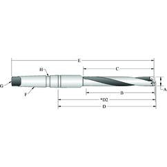25005H-003IS T-A® Spade Blade Holder - Helical Flute- Series 0.5 - Eagle Tool & Supply