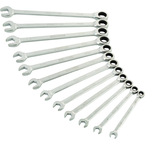 STEELMAN PRO 12-Piece Metric 144-Tooth Ratcheting Wrench Set - Eagle Tool & Supply