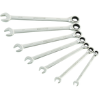 STEELMAN PRO 7-Piece Standard 144-Tooth Ratcheting Wrench Set - Eagle Tool & Supply