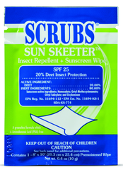 SUN SKEETERâ„¢ Insect Repellent & Sunscreen Wipes - PackageÂ of 100 - Eagle Tool & Supply
