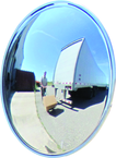 18" Dia. 3/4 Dome Mirror For Outside Corner- Polycarbonate - Eagle Tool & Supply