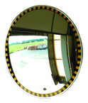 30" Indoor Convex Mirror-Safety Border - Eagle Tool & Supply