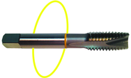 M24 x 3.0 Dia. - D7 - 3 FL - Std Spiral Point Tap - Yellow Ring - Eagle Tool & Supply