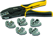 TITAN 7 Pc. Ratcheting Terminal Crimping Set - Eagle Tool & Supply