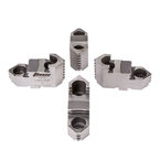 Hard Top Jaws for Scroll Chuck 5" 4-Jaw 4 Pc Set - Eagle Tool & Supply