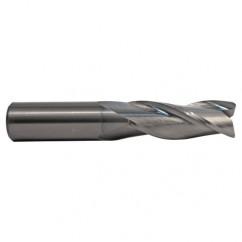 25mm TuffCut GP 3 Fl Std. Lgth. TiN Coated Center Cutting End Mill - Eagle Tool & Supply
