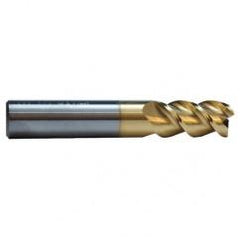 5/8 TuffCut SS 3 Fl High Helix TiN Coated Center Cutting End Mill - Eagle Tool & Supply