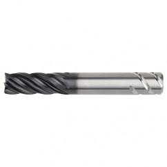 1/2x1/2x1-1/4x3 .030R 5FL Carbide End Mill-Weldon Shank-AlTiN - Eagle Tool & Supply