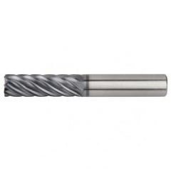 3/4x3/4x2-1/4x5 .060R 7FL Carbide End Mill-Round Shank-AlTiN - Eagle Tool & Supply