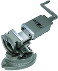 3-Axis Precision Tilting Vise 2" Jaw Width, 1" Jaw Depth - Eagle Tool & Supply